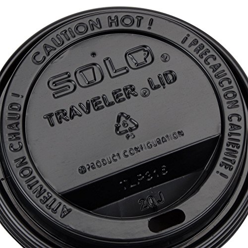 100 Paper Coffee Cup/Disposable Hot Cup 20 oz. WHITE with 100 Cappuccino Lids and 100 Sleeves