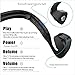 oannao Bone Conduction Headphones by, Sweatproof, Sport,Safe, Wireless Bluetooth Earphones with Mic,for Drivers,Outdoor Cyclist and Elderly People with Hearing Impairment