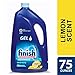 Finish Dishwasher Detergent Gel Liquid, Lemon Scent, 75oz