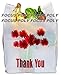 1000CT Thank You Plastic Large T-shirt Carry Out Bags, Plastic Grocery Bags - Eagle Logo