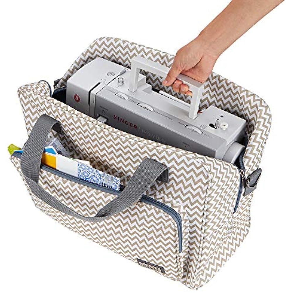 HOMEST Sewing Machine Carrying Case, Universal Tote Bag With Shoulder