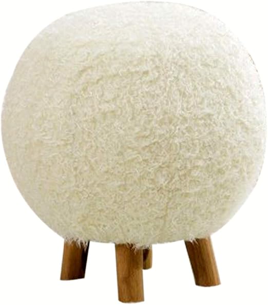 Amazon.de: Kleiner Hocker Hocker Aus Massivem Holz Sphärischer Hocker