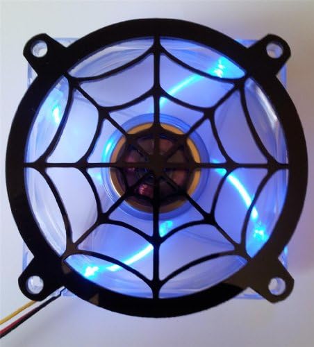 Custom Acrylic Spider Web Computer Fan Grill 200mm