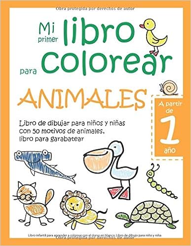 Mi primer libro para colorear animales