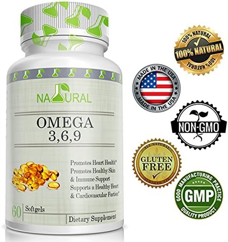 Omega 3,6,9, Flaxseed, fish oil, Heart Health, Inmune System, Healthy Skin, Cardiovascular Function, Brain Health