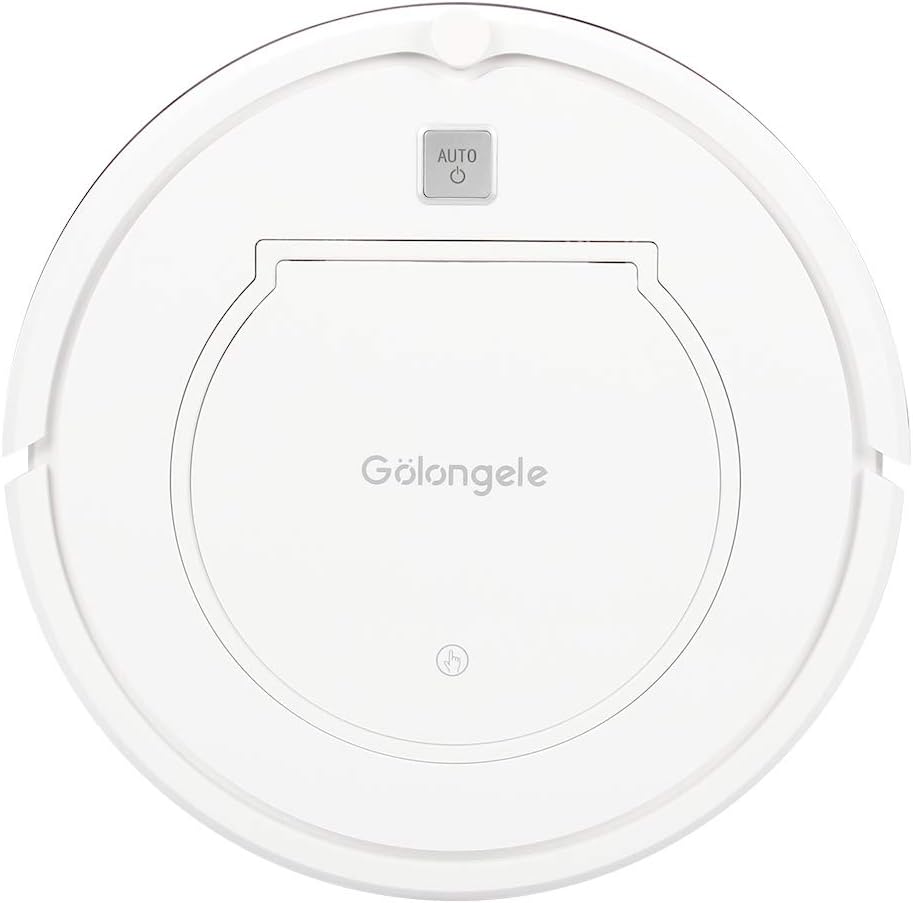 Golongele HB1002 Self-Charging Robot Vacuum and mop, Super-Thin, 1400Pa Suction, Multiple Cleaning Modes, Quiet Smart and Powerful robovac Cleaner for Dog Hair Cleaning on Tile Hardwood Floor Carpet