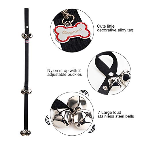 GAGILAND Dog Doorbells Potty Training Loud Bells for Puppy Doggie
