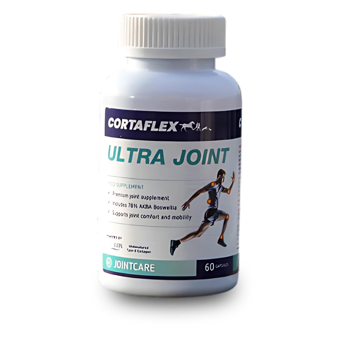 Cortaflex Ultra (60 x 450mg Tablets) Glucosamine And Chondroitin Premium Health Supplements. Comprehensive Support for Joints & Mobility. Enriched with Turmeric, Hyaluronic Acid, Vitamin C & Manganese