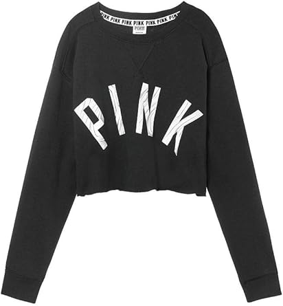 victoria secret pink crop top hoodie