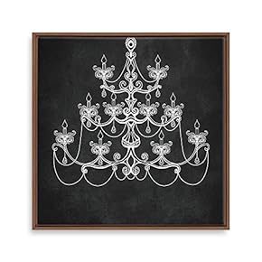 Framed Canvas Wall Art for Living Room, Bedroom Droplight Theme Canvas Prints for Home Decoration Ready to Hang - 16x16 inches