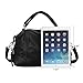 Hynes Victory Womens Luxury Hobo Handbag (Black)