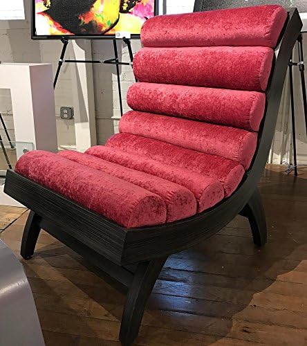 Velvet Lounger - Original Wood Furniture Contemporary Lounge Chair Handmade Home Furnishings Modern Seating by Renowned Artist Adam Schwoeppe