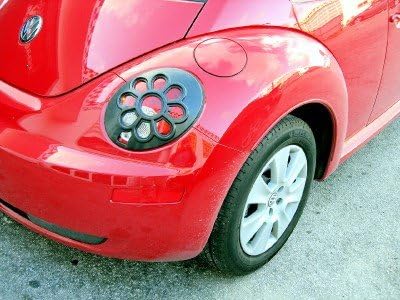 Amazon Com Empirecovers Erpart Daisy Rear Taillight Tail Light Covers Compatible With Vw Volkswagen New Beetle Bt1 06 11 2006 2011 Td2 Automotive