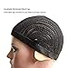 FASHION LADY Hair Brading Wig Cap 1pcs/lot S M L Size for Easier Sew in Crotchet Cornrows Braide Cap Black Color Braiding Wig Cap With Comb for Making Wig weaving cap with braids
