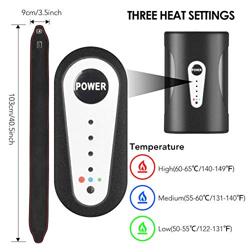 Wireless Wrapping Heating Pad for Pain Relief HailiCare Electric