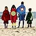 Tisy Birthday Presents Gifts for 3-10 Year Old Boys Girls, Fun Cool Cartoon Superhero Satin Capes Dress up for Kids Party Favor Toys for 3-10 Year Old Boys Girls Gifts Age 3-10 TSUSCP06
