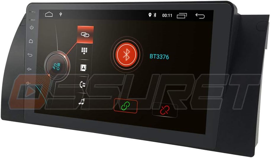 Android 10 Quad Core 9 Inch 1024x600 HD Touchscreen Car Radio with Car Navigation for BMW 5 Series BMW E39 BMW X5 E53 BMW M5 BMW 7 Series E38 SWC WiFi 4G USB SD CAM-in DAB+