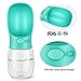 Pedy Dog Water Bottle, Pet Travel Water Bottle with ABS Food Grade Small Dog Travel Outdoor Water Drinking Bottle 12OZ, Blue