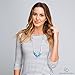 Goobie Baby Madison Silicone Teething Necklace for Mom to Wear, Safe BPA Free Beads to Chew - Light Blue/Marble