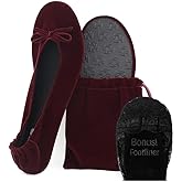 Silky Toes Velvet Foldable Flats for Women Purse Ballet Slippers Wedding/Travel Flat Shoe