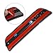 Stainless Steel Door Sill Scuff Plate Cover for Honda CR-V CRV 2017 2018 [Blue/Silver] (Blue)