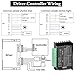 Beauty Star Stepper Motor Driver, 3PCS TB6600 4A 9-42V Nema 17 Stepper Motor Driver CNC Controller Single Axes Hybrid Stepper Motor Controls