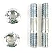 Sellerocity Brand Muffler Bolt Exhaust Stud Nut Kit Compatible with Honda GX240 GX270 GX340 GX390, OEM 90047-ZE2-000 primary