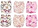 Newborn Cloth Diaper 6-Pack Covers With Inserts (Girl)
