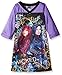 Disney Little Girls Descendants Nightgown, Black, 4
