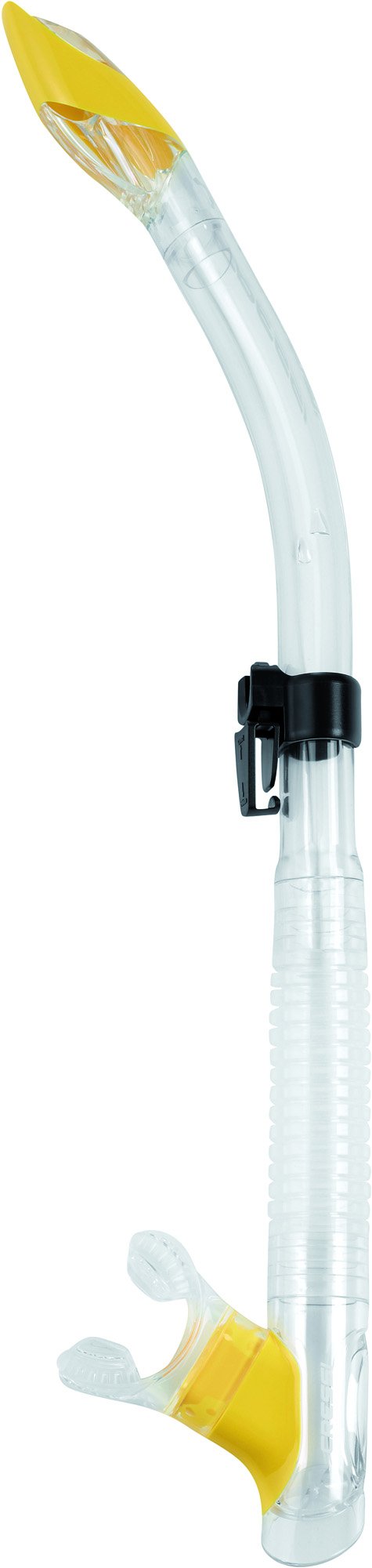 Cressi Tao Professional Snorkel - Clear/Yellow