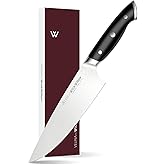 8” Chef Knife – Razor Sharp German Steel DIN1.4116 – All-Purpose Kitchen Knife for Slicing, Dicing & Chopping – Full Tang & Ergonomic Handle – Home Essential Kitchen Knife – Gift Box – Velina series