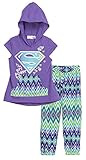 Supergirl Girls Jogger and Tee 2 Piece Set