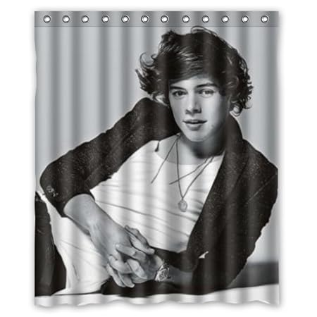 One Direction Harry Styles Custom Waterproof Shower Curtain 60x72