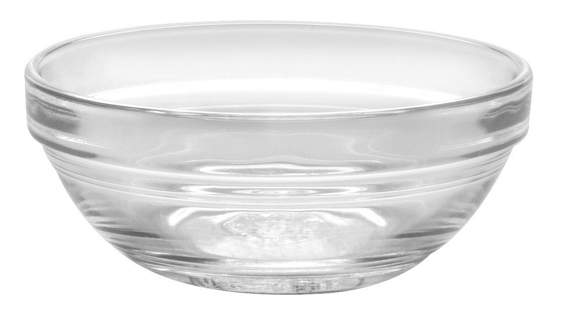 Duralex Made In France Lys Stackable Glass Bowl (Set of 4) 1 oz... Free