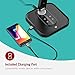TaoTronics TT-DL029 LED Desk Lamp with USB Charging Port, 5 Color Temperatures & 5 Brightness Levels, Night Light Mode, 1H Timer, 12W, Black, Official Member of Philips Enabled Licensing Program,