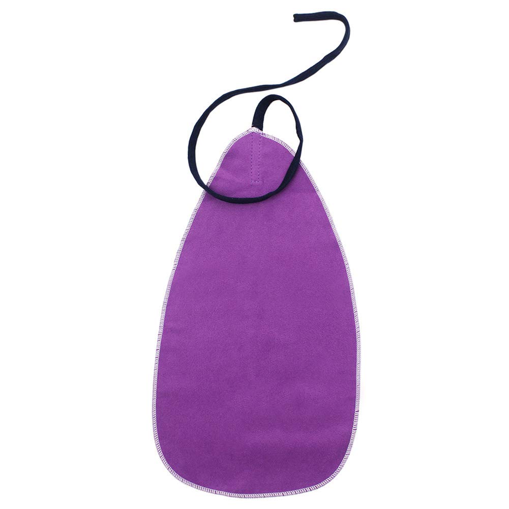 Yosoo Health Gear Saxophone Cleaning Cloth Pull Through Swab, Artificial Deerskin Velvet with Metal Pendant, Clarinet Flute Interior Cleaner (Purple)