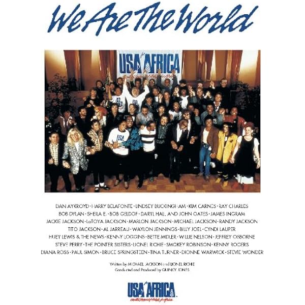 Amazon.com: USA For Africa We Are The World 45 rpm single: CDs & Vinyl