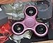 Fidget Spinner Toy Stress Reducer Portable Tri-Spinner Inner Peace Finger Toy Drop Test, Mute Bearing (Rose gold)