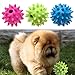 NNDA CO dog toys,1PC Pet Dog Puppy Sound Chew Squeaker Rubber Ball For Fun Teeth Cleaning Toy