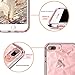 BENTOBEN Case for iPhone 8 Plus/7 Plus 5.5 Inch, Super Slim Sleek Girly Shock Proof Non Slip Protection Soft TPU PC Bumper Girls Women Phone Covers for Apple iPhone 8+/7+ Plus, Rose Gold