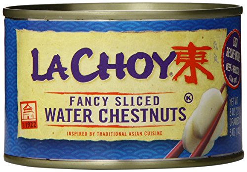 La Choy Water Chestnuts, Fancy Sliced, 8 Ounce (Pack of 12)