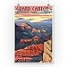 Lantern Press 9x12 Inch Art Print Wall Decor, Grand Canyon National Park, Arizona, Mather Point