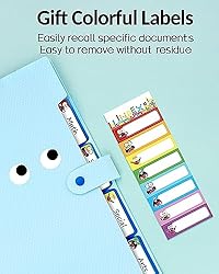 Sooez Cute Folders, 5 Pocket Expanding File Folder