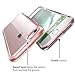 iPhone 7 Case, iPhone 8 Case [Scratch Resistant] i-Blason Clear [Halo Series] for Apple iPhone 7/Apple iPhone 8 Cover (Clear/Rose Gold)