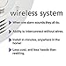 Kidde Wireless Smoke Detector, AA Battery Operated (Included), Ionization Sensor Wire-Free Interconnect Smoke Alarm, White