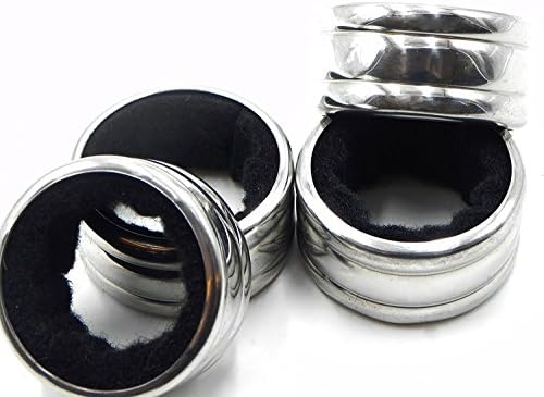 ELSKY 4-Pack Wine Bottle Collars,Stainless Steel Wine Drip Rings