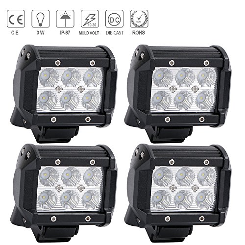 Buy QUAKEWORLD Bumper Grill OffRoad Backup Reverse Fog Lights Auxiliary ...