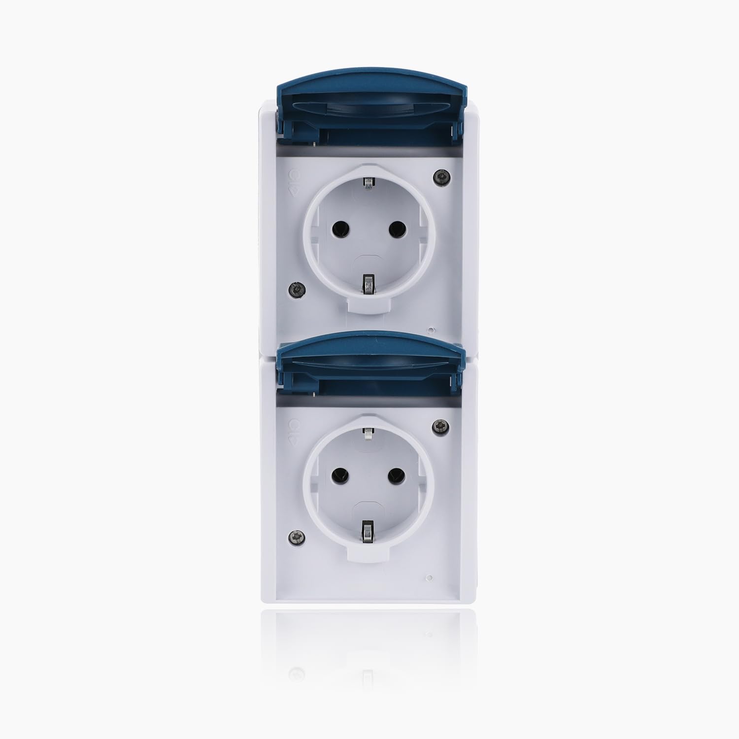 Busch-Jaeger 20-02 EW-53 Schucko Socket Perpendicular Mounting