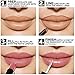 Aesthetica Matte Lip Trio - Instant Bold Matte Lip - Includes Matte Lipstick / Lip Gloss Duo, Lip Liner and Step-by-Step Instructions – Long Wear Formula Keeps Lips Moist (Sweet/Georgia Peach)