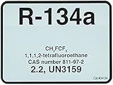 Diversitech R-134A Color Coded Refrigerant ID Label (04134)